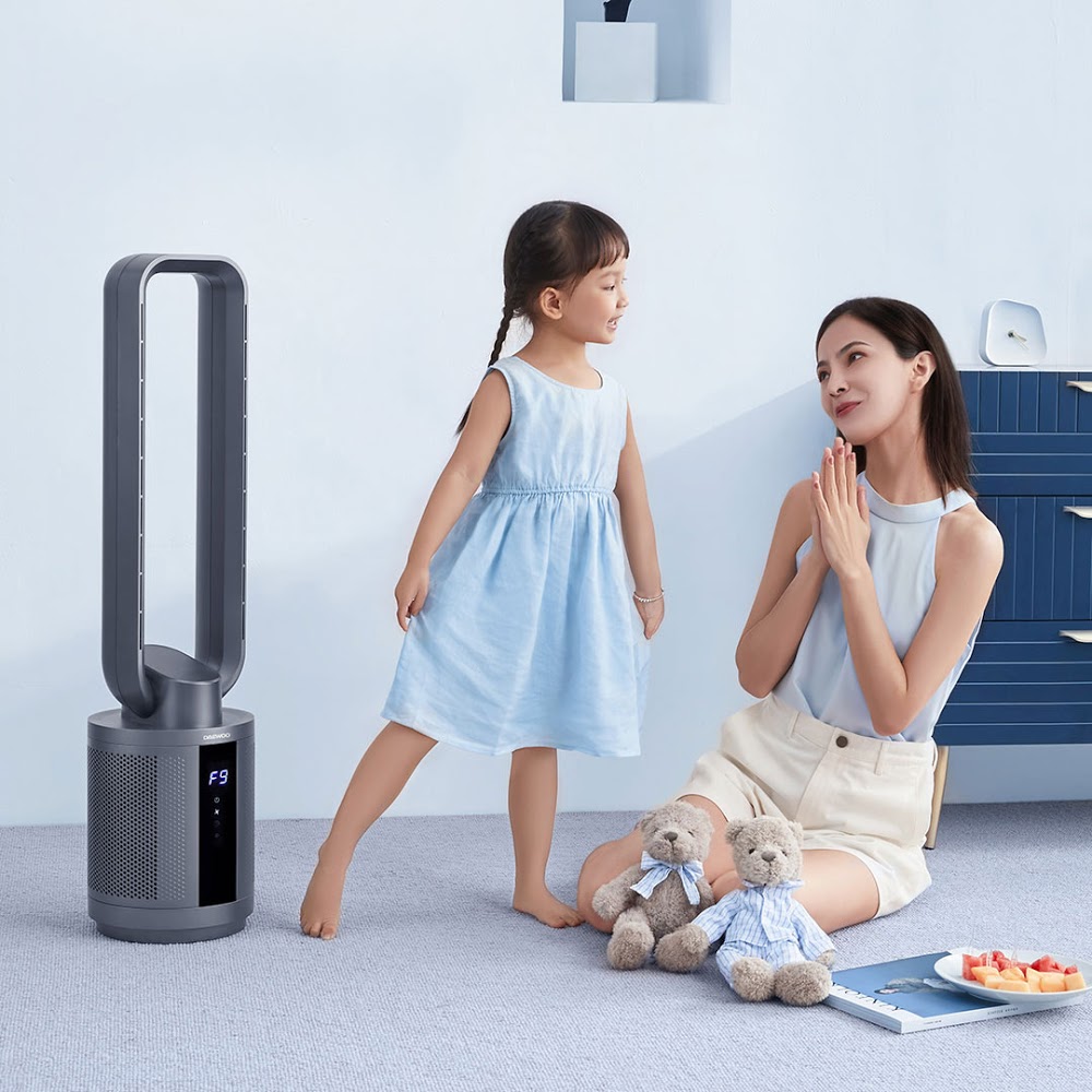 Quạt không cánh Daewoo F9 Xiaomi lọc được không khí